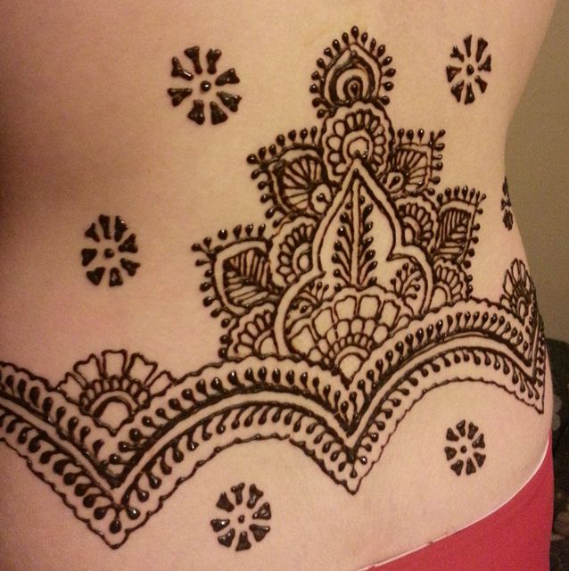 henna lower back